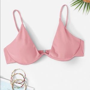 Shein Pink Bikini Top